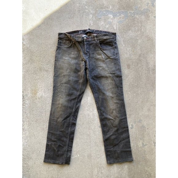 Philipp Plein Other - Men's PHILIPP PLEIN Lucky Stonewashed Cotton Skull Pocket Slim Fit Jeans Size 34